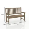 Banco de jardin 2 cuerpos Linea Naturale en Madera natural - Muebles para el exterior, Uruguay | La Cueva Muebles, vista 2 de 4