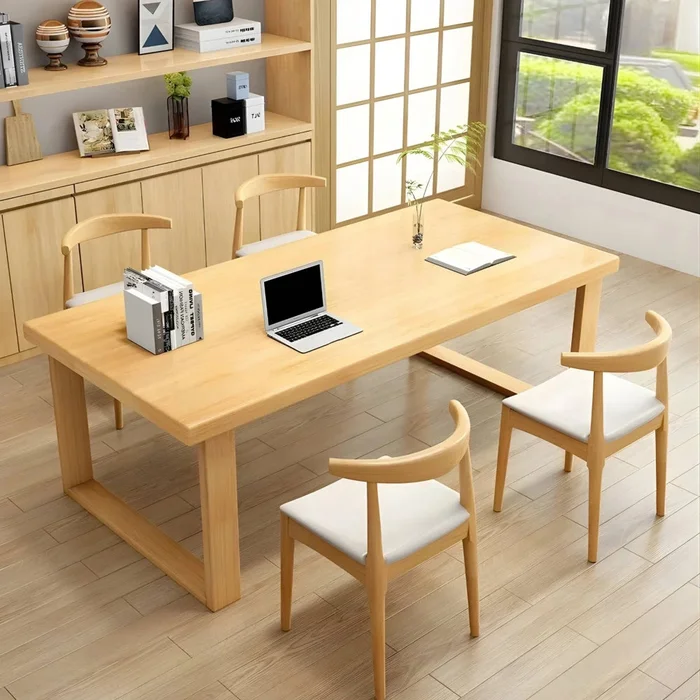 Mesa de comedor Nilo Madera maciza 180 cm - Línea Serena en Madera natural - Mesas de comedor, Uruguay | Ecowood, vista 6