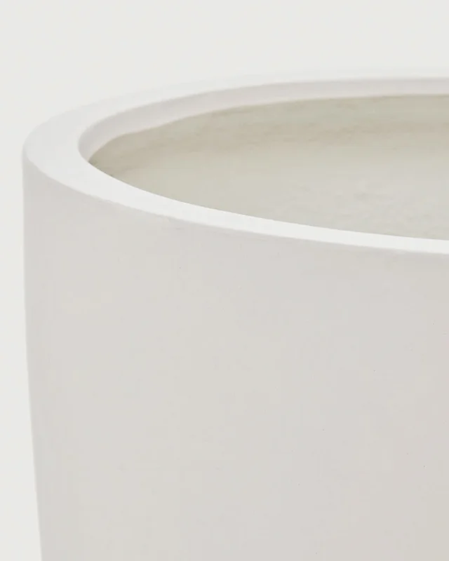 Macetero Aiguablava de cemento - blanco Ø 56 cm en Negro - Muebles para el exterior, Uruguay | Kavehome, vista 3