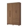 Ropero 4 Puertas 2 Cajones Y 5 Estantes en JATOBA - Roperos y placares, Uruguay | Soy Hogar, vista 3
