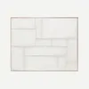 Cuadro Klis de lino con formas geométricas blanco - 80 x 100 cm en Blanco, Gris - Decoración de pared, Uruguay | Kavehome, vista 5 de 7