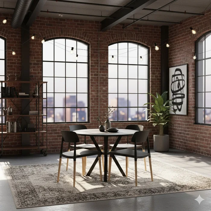 Juego de Comedor Mesa louvre negra + 4 Silla Belloch Negra en Negro - Sillas, Uruguay | Berna home, vista 2