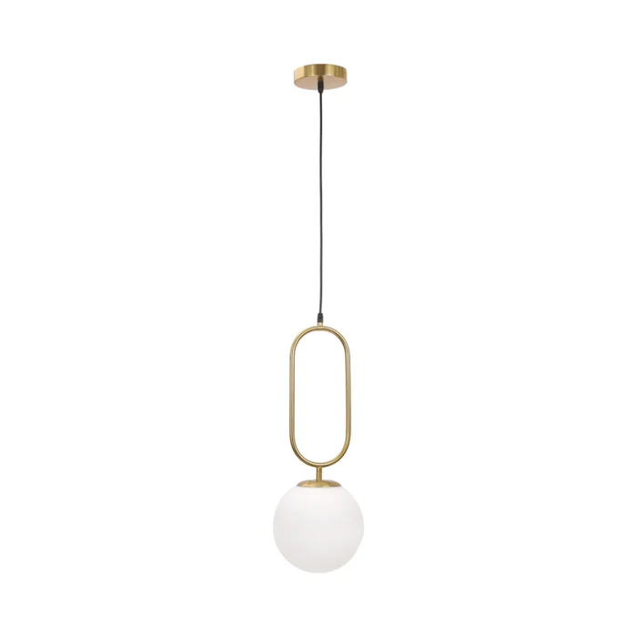 Luminaria Colgante Bake Dorada ø 27 cm - Lámparas colgantes, Uruguay | Serlux