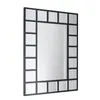 ESPEJO MADERA BORDE CUADRICULADO 61x85CM NEGRO en Negro - Espejos, Uruguay | Koz, vista 1 de 2