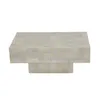 Mesa Ratona Ceramica Natural-beige Santorini Beige en Beige - Mesas de living, Uruguay | Divino, vista 2 de 4