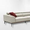 Sofá con chaise DUNA CUERO BEIGE DERECHO - Sillones y sofás, Uruguay | Viasono, vista 3 de 4