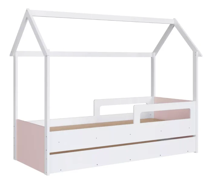 Cama Siena – con Marinera – Rosado en Blanco - Dormitorio, Uruguay | RM Muebles y Deco, vista 4