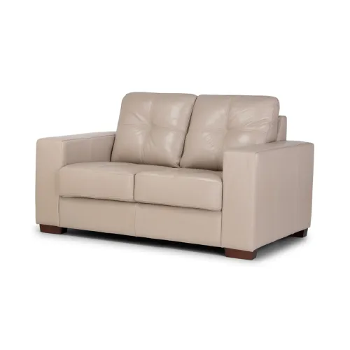 Sofá Fargo - Cuero Básico - 2 cuerpos - 519 (Beige) en Beige - Sillones y sofás, Uruguay | NYR