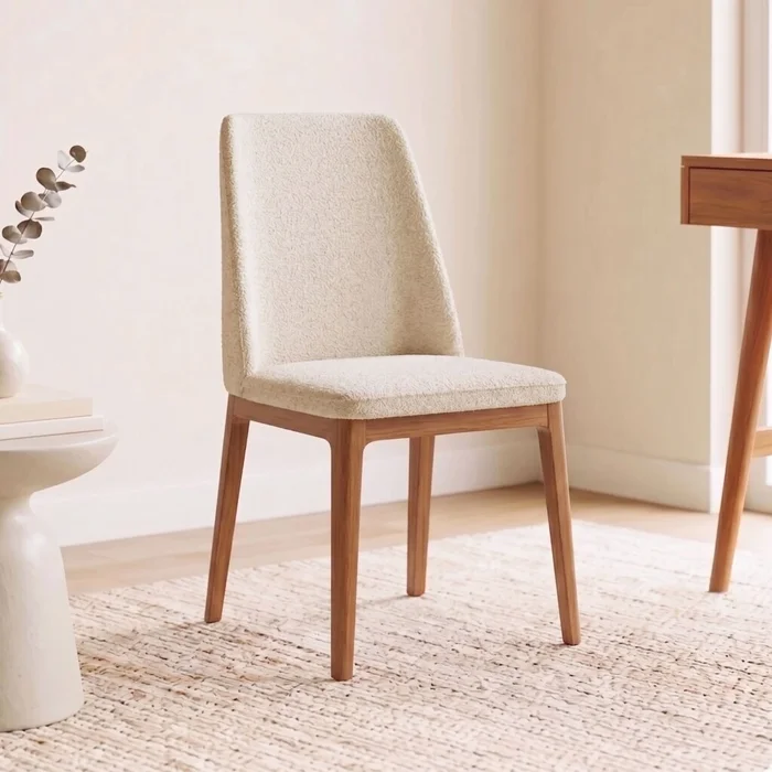 Silla de Comedor City - Línea Manhattan - Boucle/Natural en Beige - Sillas, Uruguay | Rústico Hogar