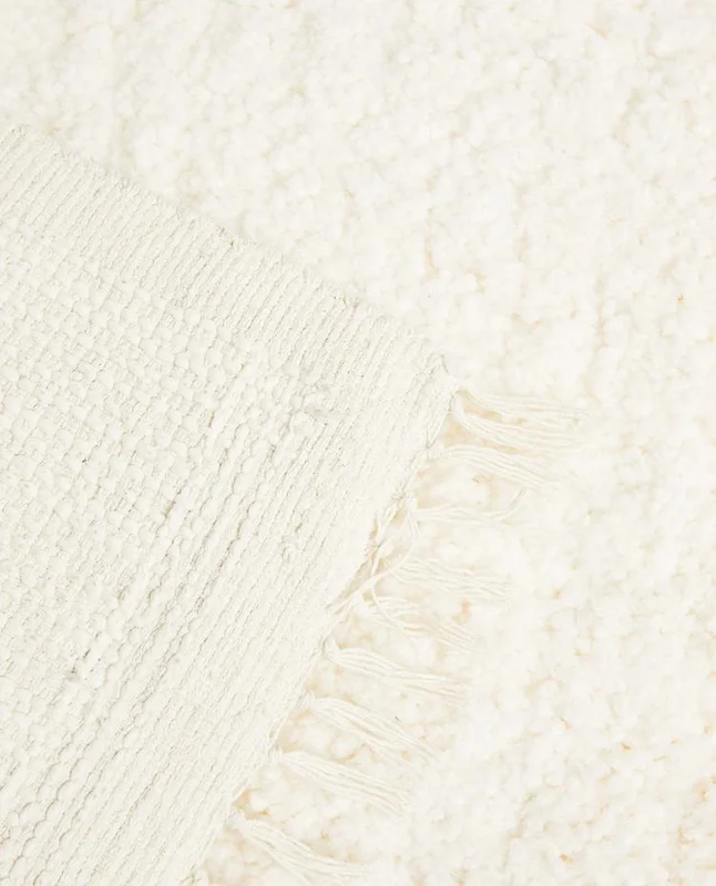 ALFOMBRA RECTANGULAR ALGODÓN TEXTURA en Blanco - Alfombras, Uruguay | Zara Home, vista 6