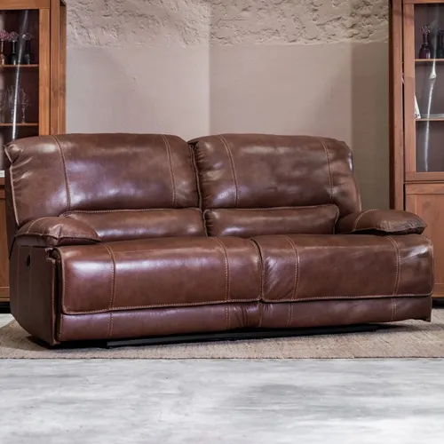Sillón Reclinable Cuero Dobson 2 Cuerpos - Sillones y sofás, Uruguay | Satec