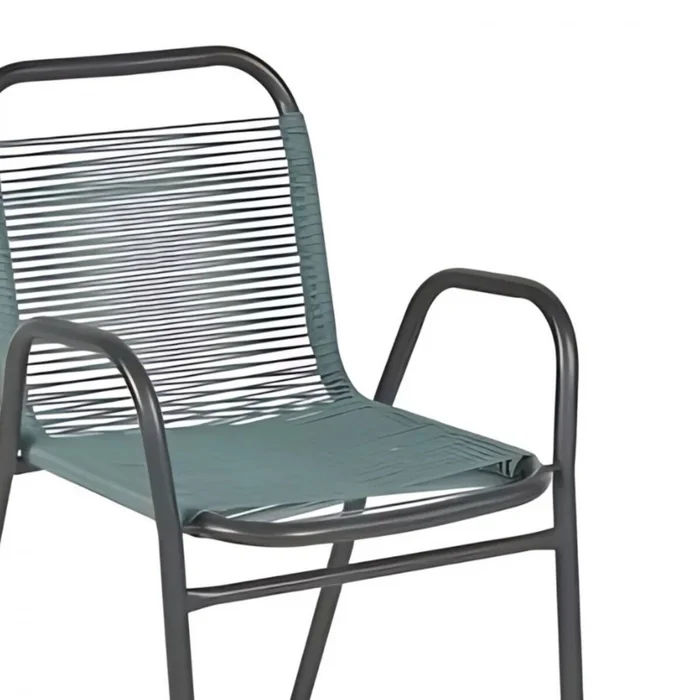 Silla de Jardín Simil Rattan - Verde en Verde - Muebles para el exterior, Uruguay | Rústico Hogar, vista 3