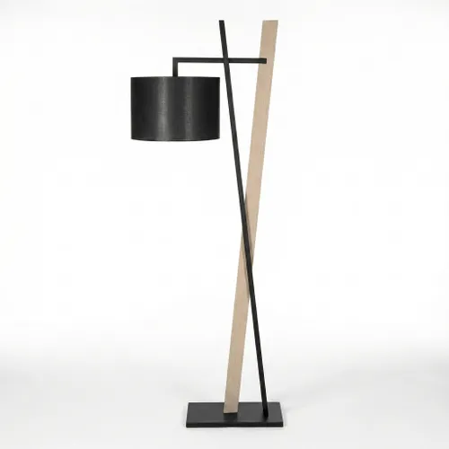 Nativo Linear Black & Wood - Lámparas de pie, Uruguay | La Perla