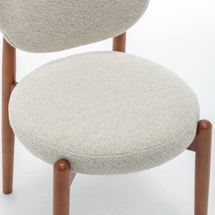 Silla De Comedor Madera Natural-beige Monza en Beige - Sillas, Uruguay | Divino, vista 4