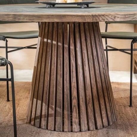 Mesa De Comedor Redonda Zinc 140 Cm - Mesas de comedor, Uruguay | Aihaus, vista 2