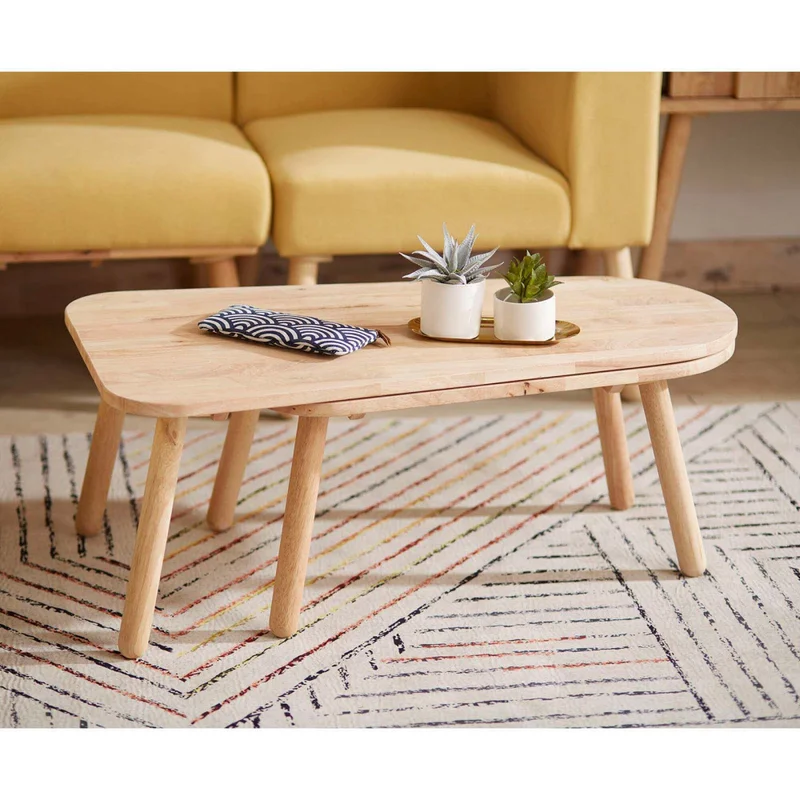 Mesa Ratona Madera Natural-beige Montana Natural en Madera natural - Mesas de living, Uruguay | Divino, vista 3