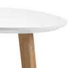 Mesa auxiliar TAPS 55x55 blanco/bambú en Beige - Mesas de arrimo, Uruguay | JYSK, vista 3 de 5