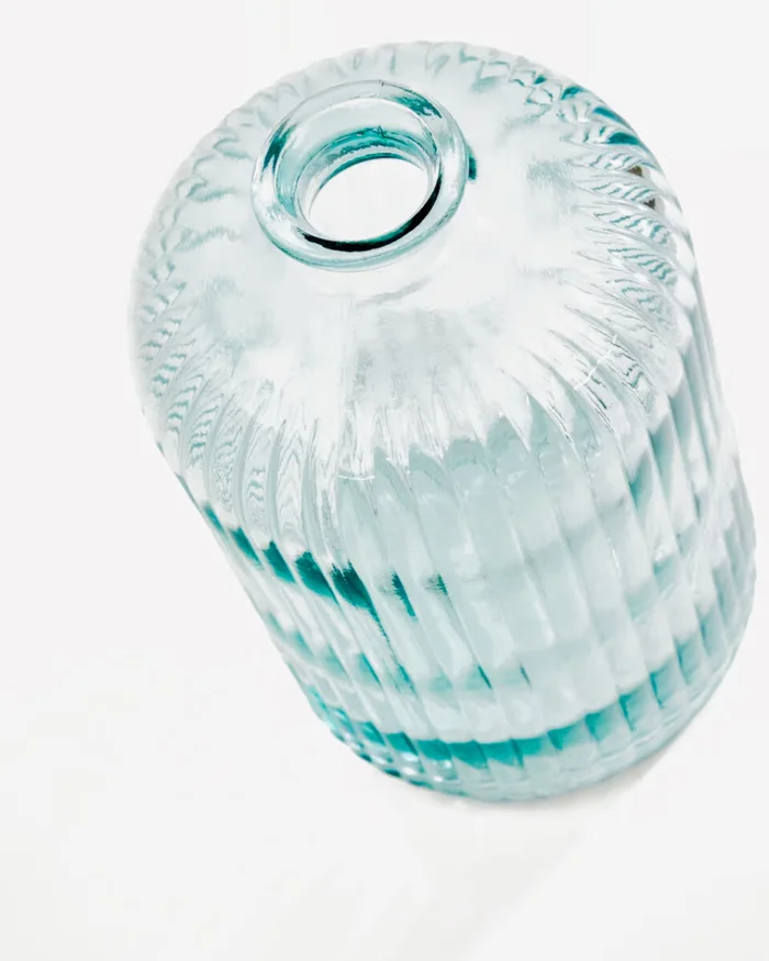 Botella Marba - grande de vidrio reciclado transparente - Jarrones, Uruguay | Kavehome, vista 2