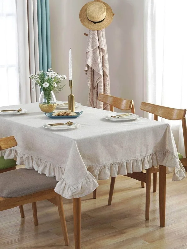 Manteles de Lino en Blanco, Natural, Gris - Textiles, Uruguay | Indrana, vista 4