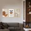 Kit 3 Cuadros - Abstracto Marrón - 30 × 40 - Decoración de pared, Uruguay | Berna home, vista 3 de 3