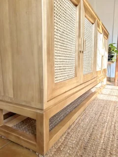 Aparador de 4 puertas con esterilla de Viena - Decoración, Uruguay | Decoramuss, vista 2