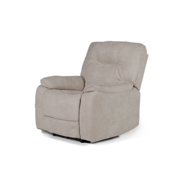 Butaca Boreal (Reclinable eléctrica) - Tela Microfibra - XHR-3 (Beige) en Beige - Butacas, banquetas y puffs, Uruguay | NYR, vista 2