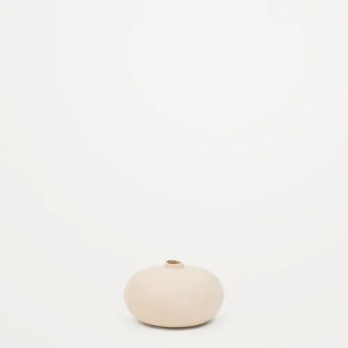 Jarrón de papel maché Nivala - 8,5cm en Blanco - Jarrones, Uruguay | Kavehome