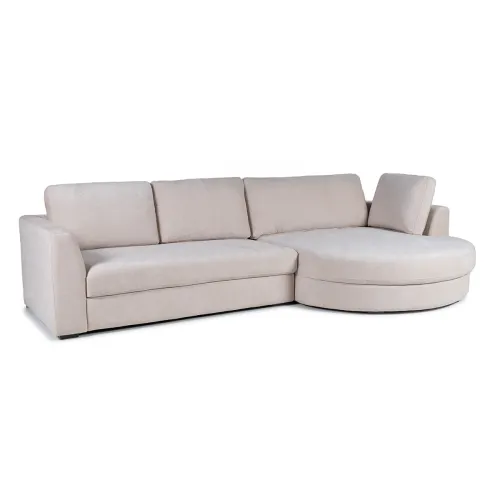 Rinconera Lotus - Tela Microfibra - Chaise Derecho - 12072 (Beige) en Beige - Sillones y sofás, Uruguay | NYR
