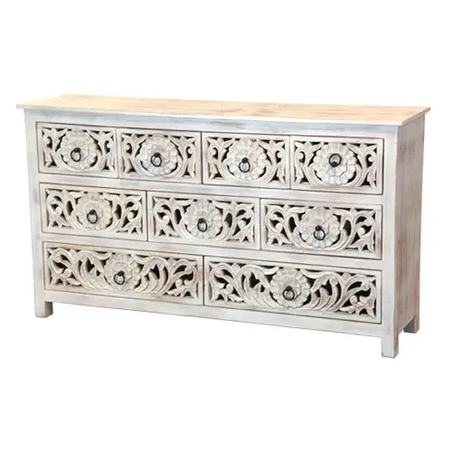 A-129G Cómoda 160x40x90 en Madera natural - Cómodas, Uruguay | Victoriana, vista 3