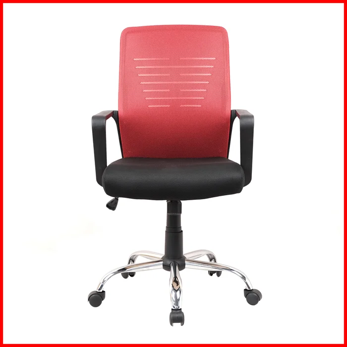 Silla de oficina – Manila 984A en Rojo - Escritorios y sillas de escritorio, Uruguay | Punto Unión, vista 3