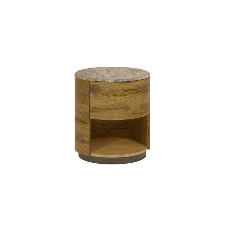MESA DE LUZ COMO en Madera natural - Mesas de luz, Uruguay | Masinfinito Casa