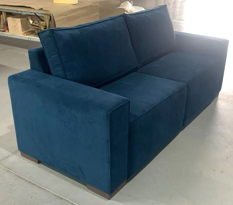 Sofa Moscú 3 Cuerpos 200cm – Azul Easy Clean en Azul - Sillones y sofás, Uruguay | Berna Home, vista 7