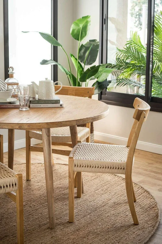 MESA COMEDOR NORDICA - OLMO NATURAL - 1.20 MTS en Madera natural - Mesas de comedor, Uruguay | La Iberica, vista 7