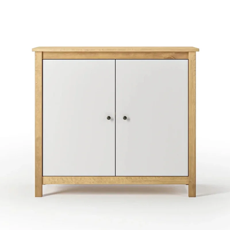 Cómoda 2 Puertas - Línea Maden - Blanco en Blanco - Cómodas, Uruguay | Ecowood, vista 3