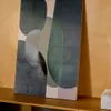 Lienzo abstracto Nemsa azul y verde - 90 x 60 cm en Azul - Decoración de pared, Uruguay | Kavehome, vista 2 de 6