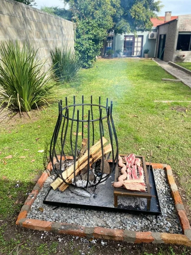 Quemador de Jardín Copa Grande con Base XL y Parrilla en Negro - Muebles para el exterior, Uruguay | Quemadores de Jardín, vista 2