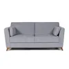 Sofá Capri - Tela Microfibra - 2 cuerpos - Cora 06-153 (Grafito) en Gris - Sillones y sofás, Uruguay | NYR, vista 2 de 6