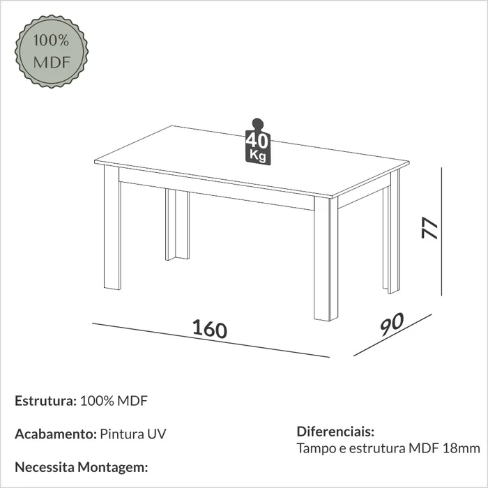 Mesa de Comedor Oxal en Madera natural - Mesas de comedor, Uruguay | Casa Brava, vista 3