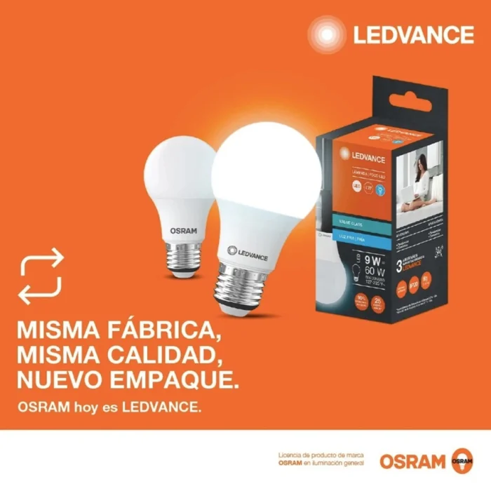 Lámpara LED OSRAM 5.5W 6500K en Blanco - Lámparas de mesa, Uruguay | Serlux, vista 6