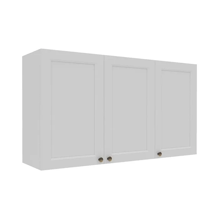 Aereo Alacena Cocina 3 Puertas 120cm Mdf en Blanco - Sillones y sofás, Uruguay | Soy Hogar