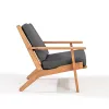 POLTRONA LOTUS ACQUABLOCK NEGRO 93x87x86CM JATOBA - Muebles para el exterior, Uruguay | Vinibel, vista 2 de 5