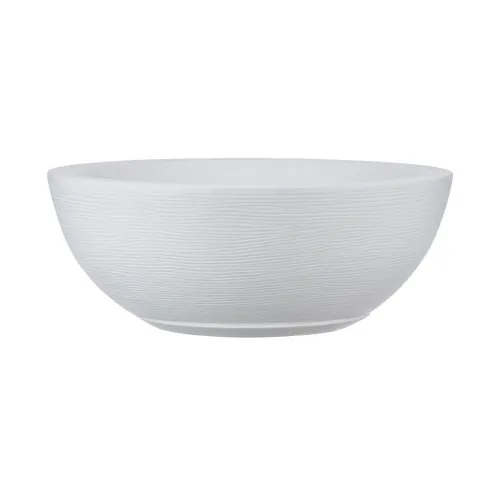 MACETA 44X19CM AMSTERDA GRAPHITO BLANCA en Blanco - Macetas, Uruguay | Decohogar