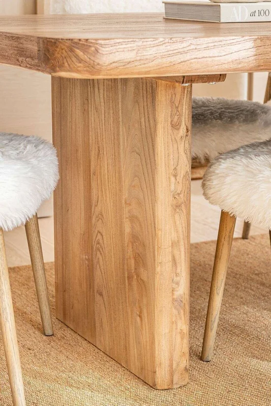 MESA COMEDOR ATHENA - 2.00 X 1.00 MTS en Madera natural - Mesas de comedor, Uruguay | La Iberica, vista 37