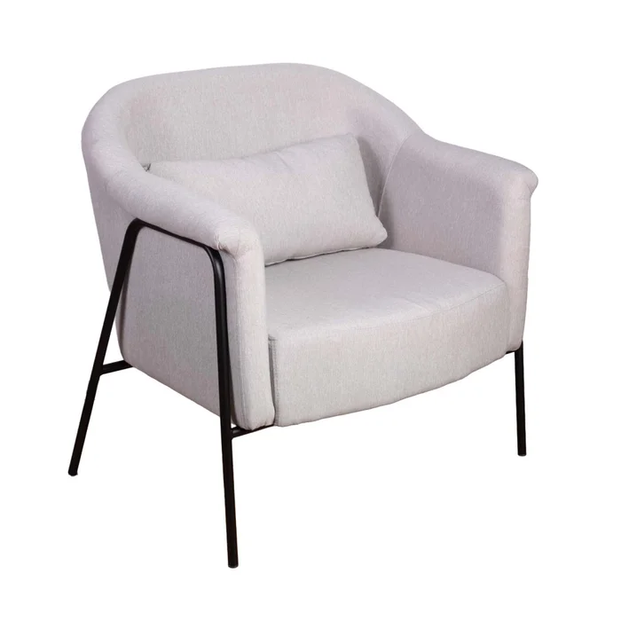 Butaca Tela-y-metal Natural-beige Lyon Natural en Madera natural - Sillones y sofás, Uruguay | Divino, vista 7