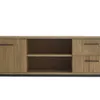 Rack IRON Moderno 1.40m en Madera natural - Muebles para TV, Uruguay | Finkel, vista 1 de 2