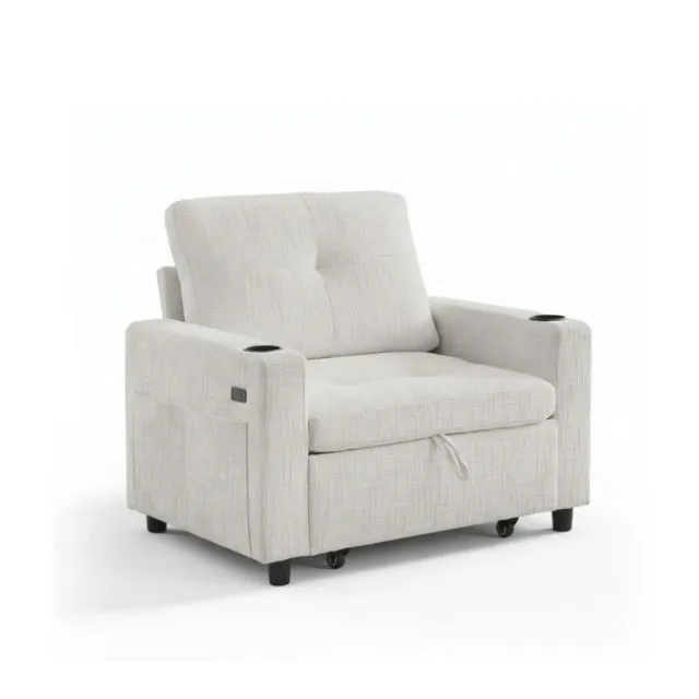 Sofa cama Mateo en Beige - Sillones y sofás, Uruguay | New York Home