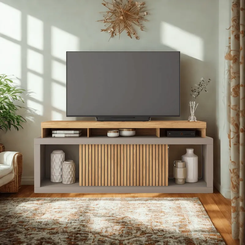 Producto: Rack titanio 215 de AMARELO - Muebles para TV, Uruguay | Amarelo