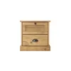 Mesa de Luz - 2 Cajones - Línea Oslo - Natural en Madera natural - Mesas de luz, Uruguay | Ecowood, vista 4 de 4