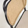 Butaca Doriane madera maciza - olmo acabado lacado negro y asiento de tela en Negro - Butacas, banquetas y puffs, Uruguay | Kavehome, vista 6 de 9