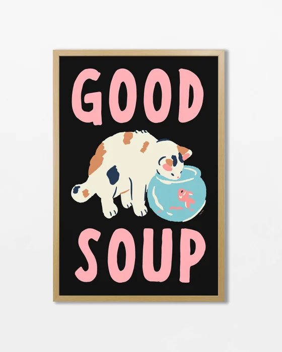 Cat - Good Soup - Láminas, Uruguay | La Cuadrería